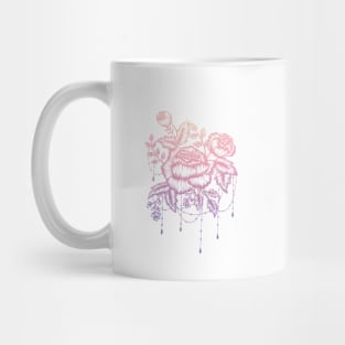 Pink and purple chandelier flower Mug